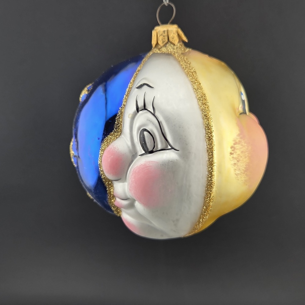 Kurt S. Adler Polonaise Goodnight Day Sun Moon Hand Blown Christmas Ornament - Picture 5 of 7